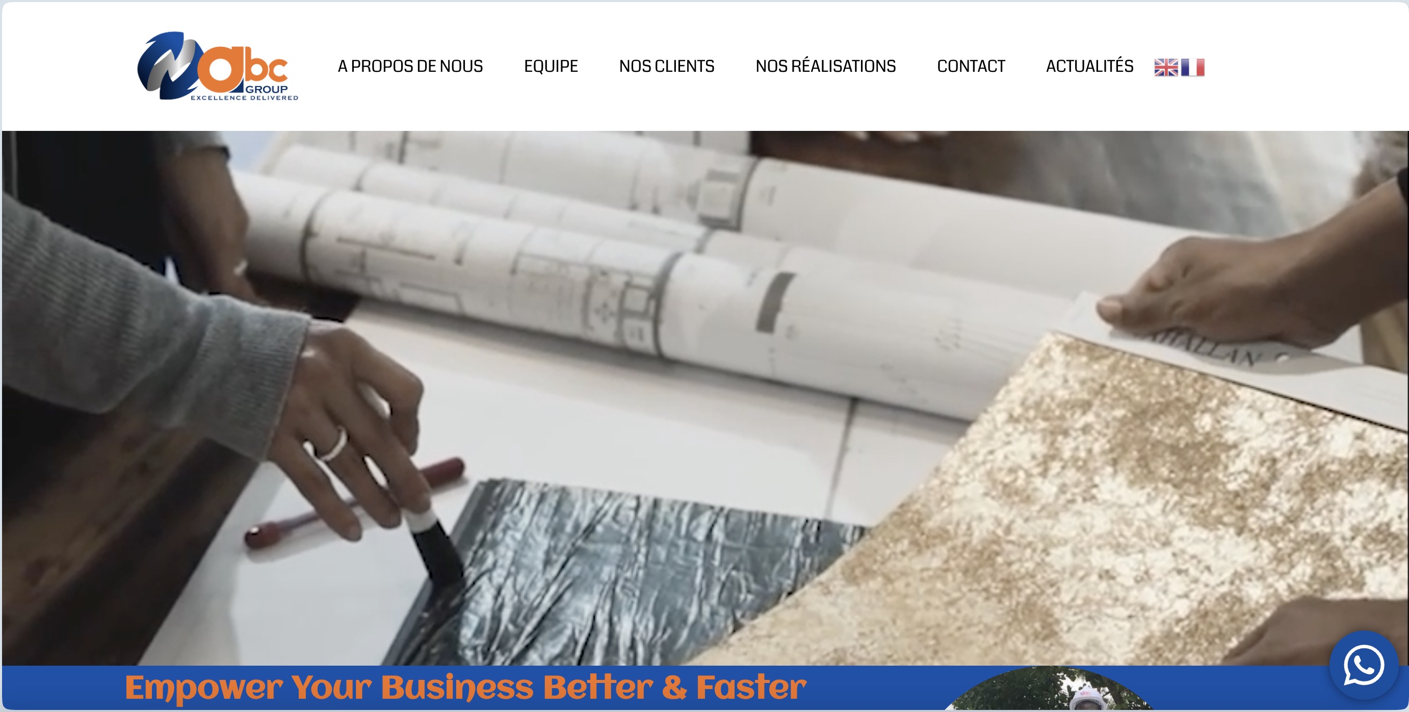 Aperçu du projet : Conception du site web de l’entreprise Access Business Connect