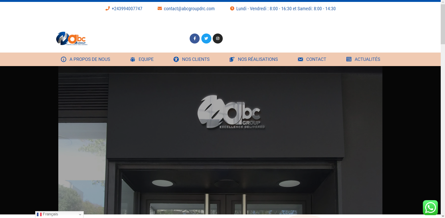 Conception du site web de l’entreprise Access Business Connect